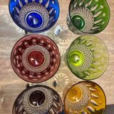 6 Roemers crystal wine glasses