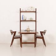 Étagère murale Poul Cadovius avec bureau extensible ou table pour Cado.