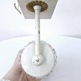 Pair of Vintage Molded Glass Metal Wall Sconces Signed Cervin Functional