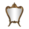 Miroir doré baroque feuille d'or