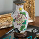 Pied de lampe ancien en émail cloisonnée
