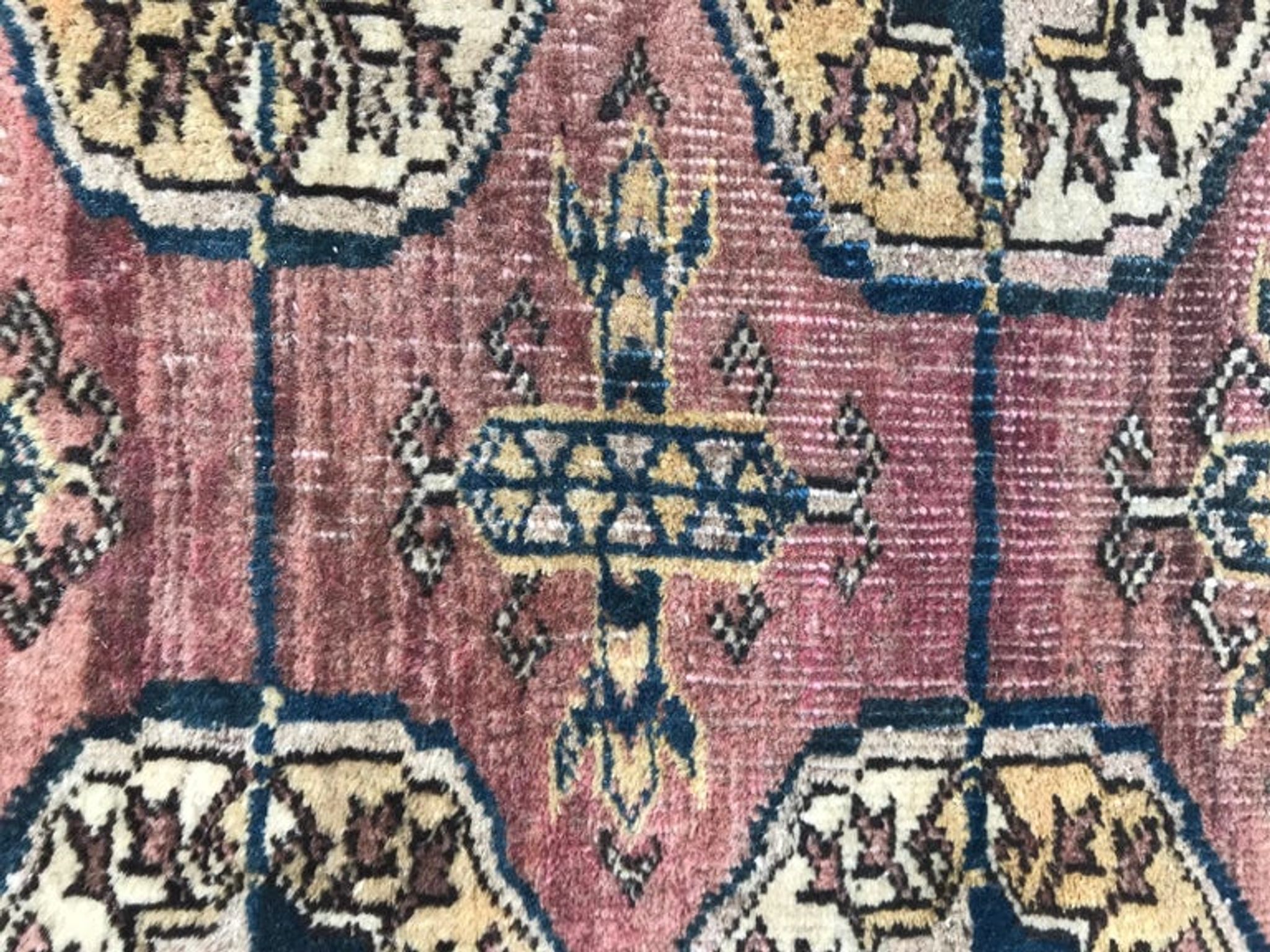 Ancient Turkmen carpet Little Bukhara