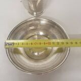 cups and saucers in solid silver