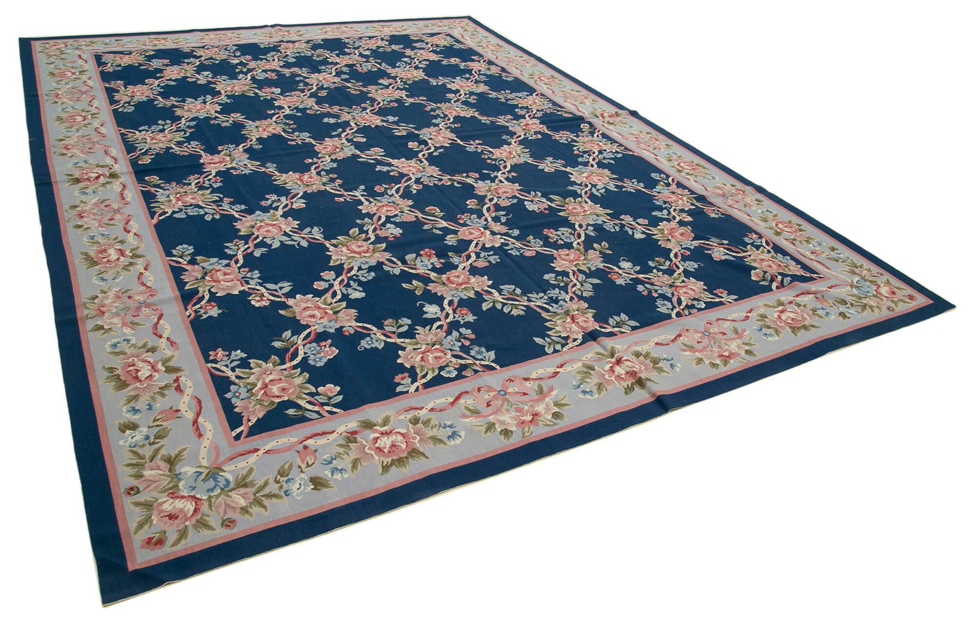 Handmade Vintage Flatweave Needlepoint Kilim 301 cm x 416 cm