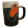 Vintage 1970s ceramic mug Alsace style Elchinger