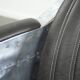Comfortable cow leather aviator design armchair finished with aluminium