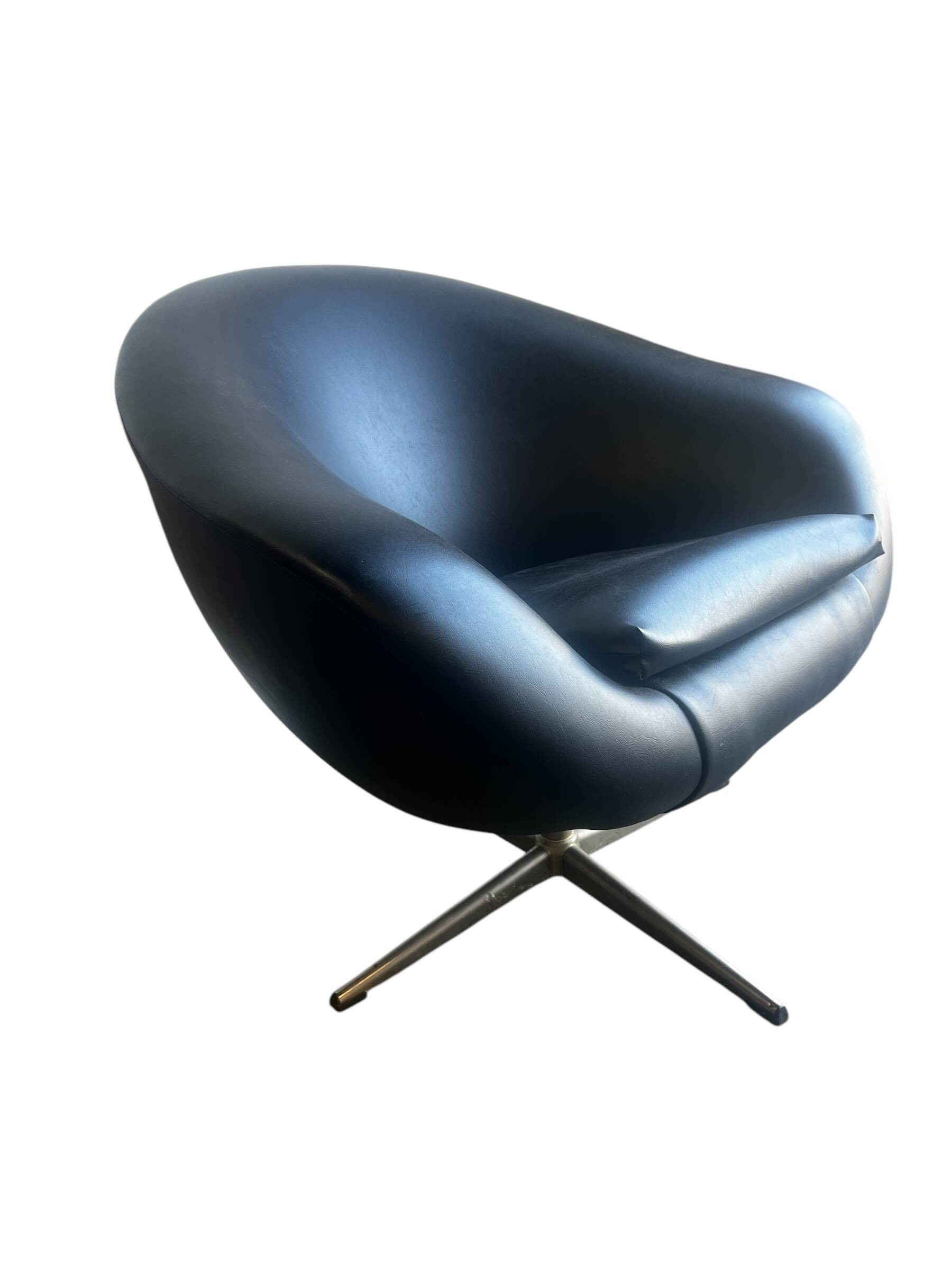 Vintage/single seat with star base jansson swivel chair