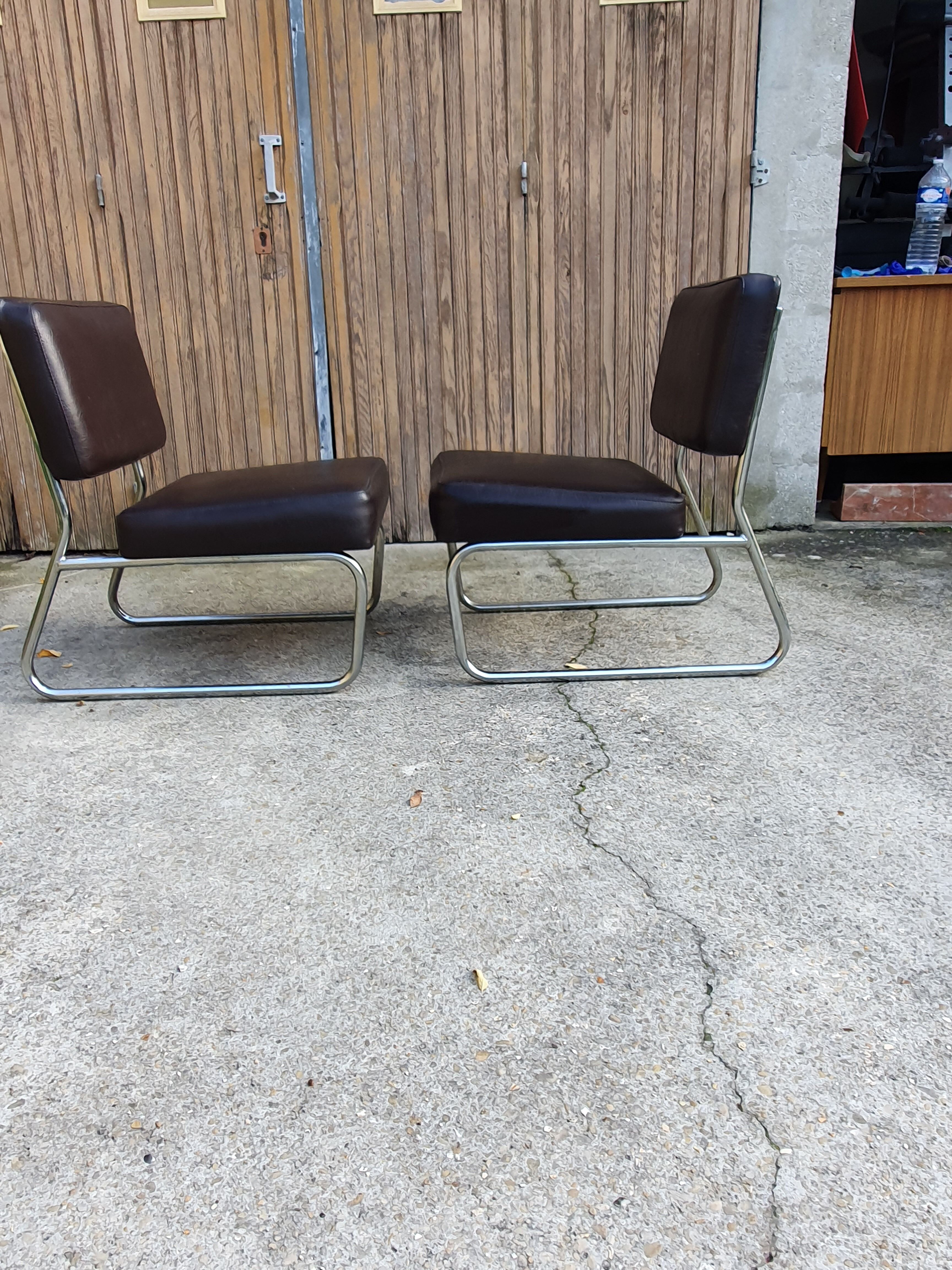 Pair of armchairs 70s