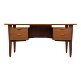Danish Teak Desk with Drawers by H. Jørgensen for Fredericia, 1960s