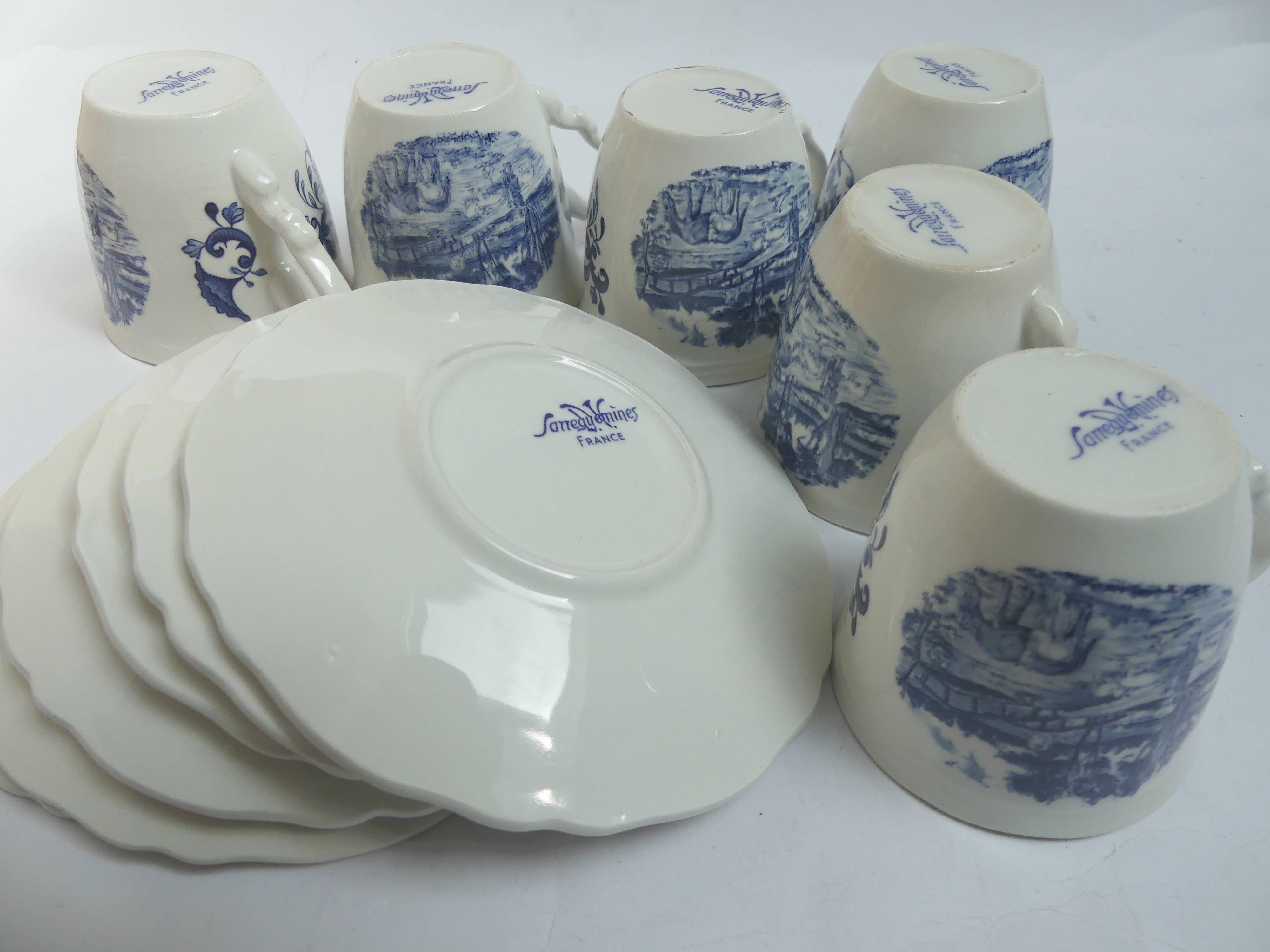 Tasses à café Sarreguemines Derby