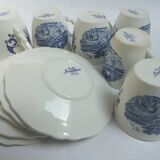 Sarreguemines Derby coffee cups