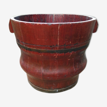 Cache pot chinois en bois XIXème