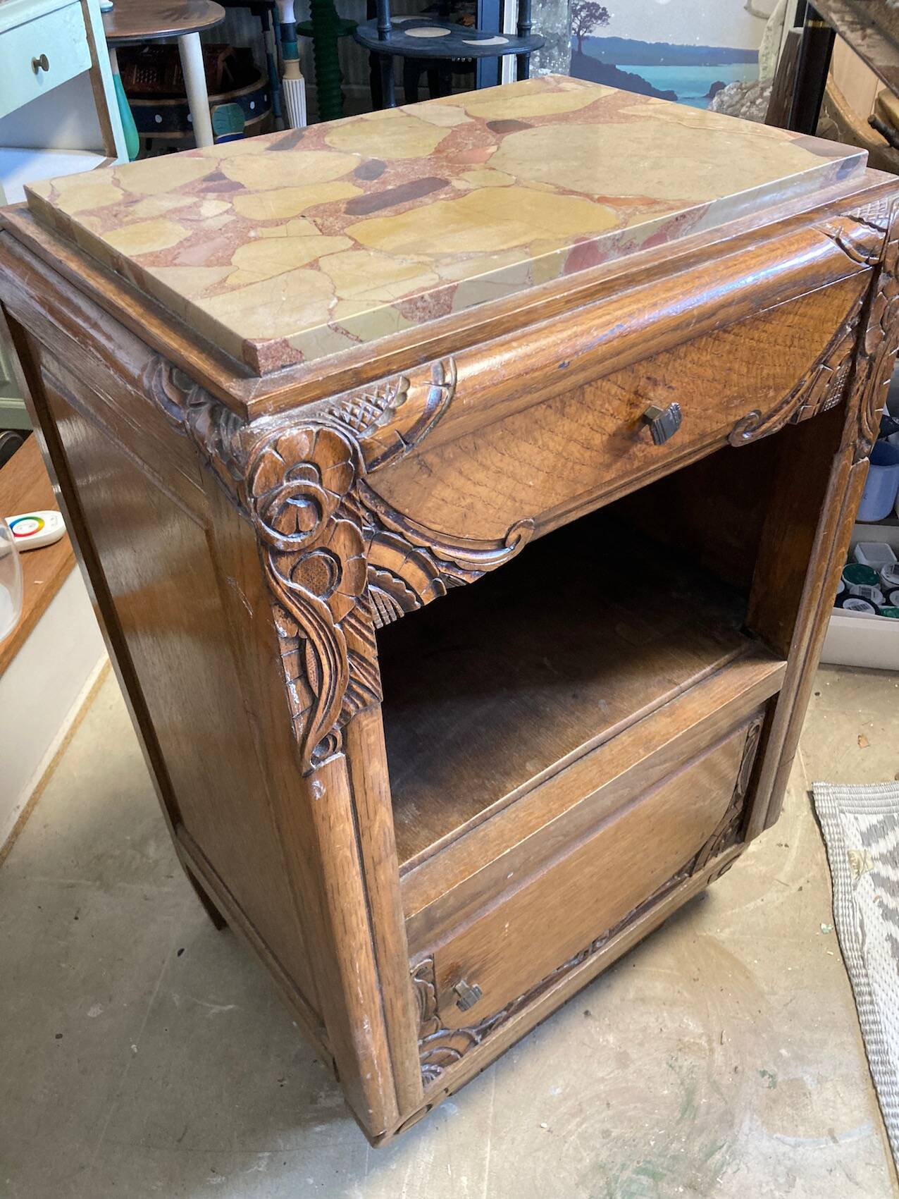 Art Deco bedside table