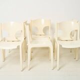 Lacquered wooden chairs, Augusto Savini, Pozzi, 1968