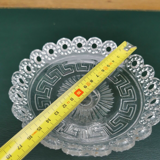 Coupelle bonbonnière verre moulé pressé