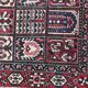 Carpet vintage Persian Bakhtiar made hand 144 x 198 cm