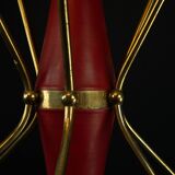 Mid-Century 12 lights chandelier in the manner of Stilnovo. Italy 1950s