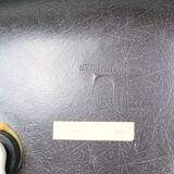 Charles & Ray Eames Set of 4 Off Black"La Fonda" Chairs for Herman Miller, 1960