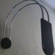 Mid century arc ceiling or wall light by Bruno Gecchelin, Italy 1970s