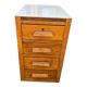 Solid oak notary cabinet American office filing cabinet