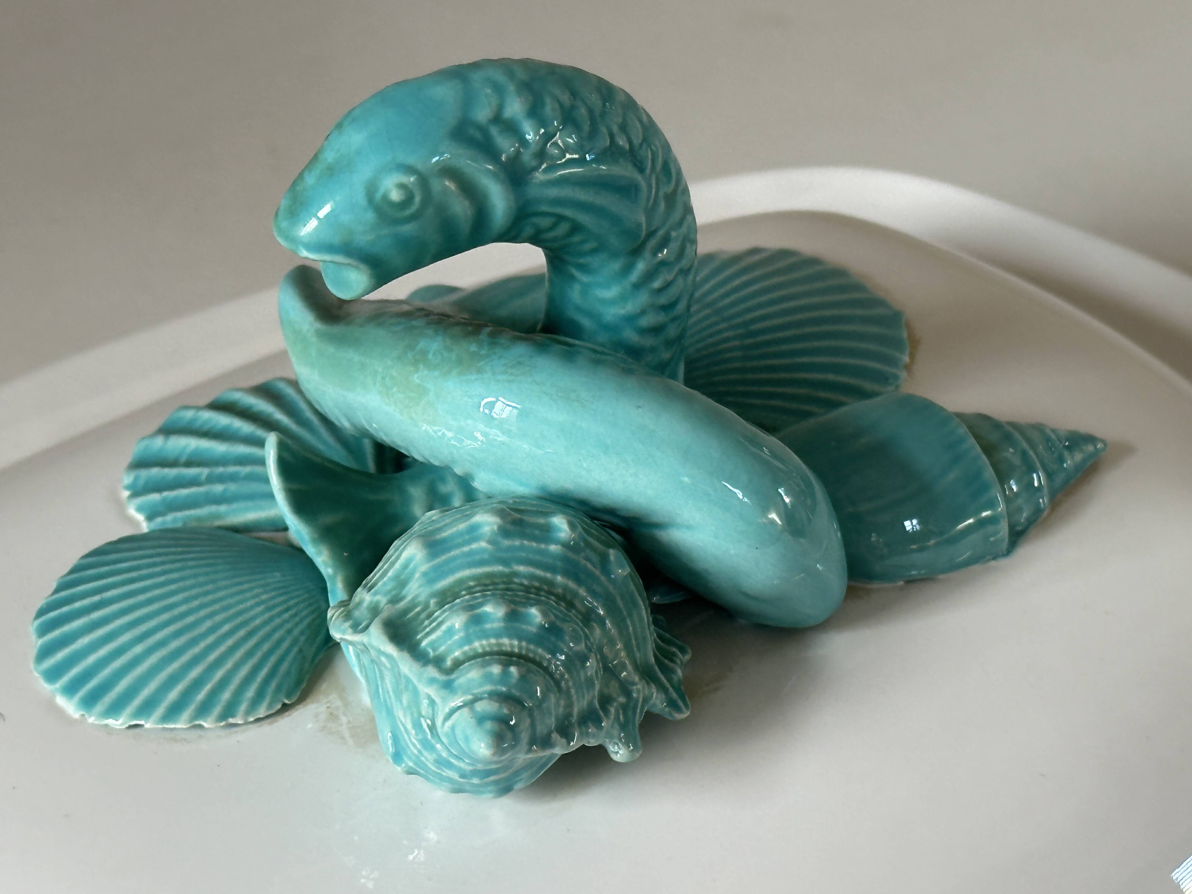 Vintage signed fish dish from the 60s and 70s