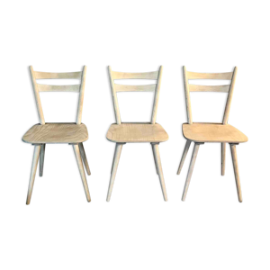 lot de 3 chaises style bistrot