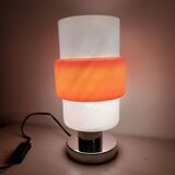 Vintage orange opaline lamp