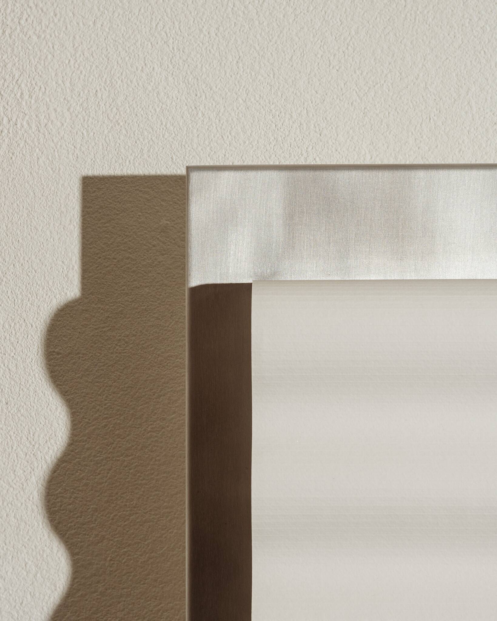 Applique frame en aluminium brut m