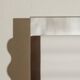 Applique frame en aluminium brut m
