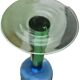 6 Verres Scandinaves Bleus et Verts Vintage Des Années 1980
