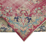 Handmade oriental unique 1980s 297 cm x 400 cm beige wool carpet