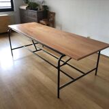 Dining table designed by a cabinetmaker - industrial style / unique piece