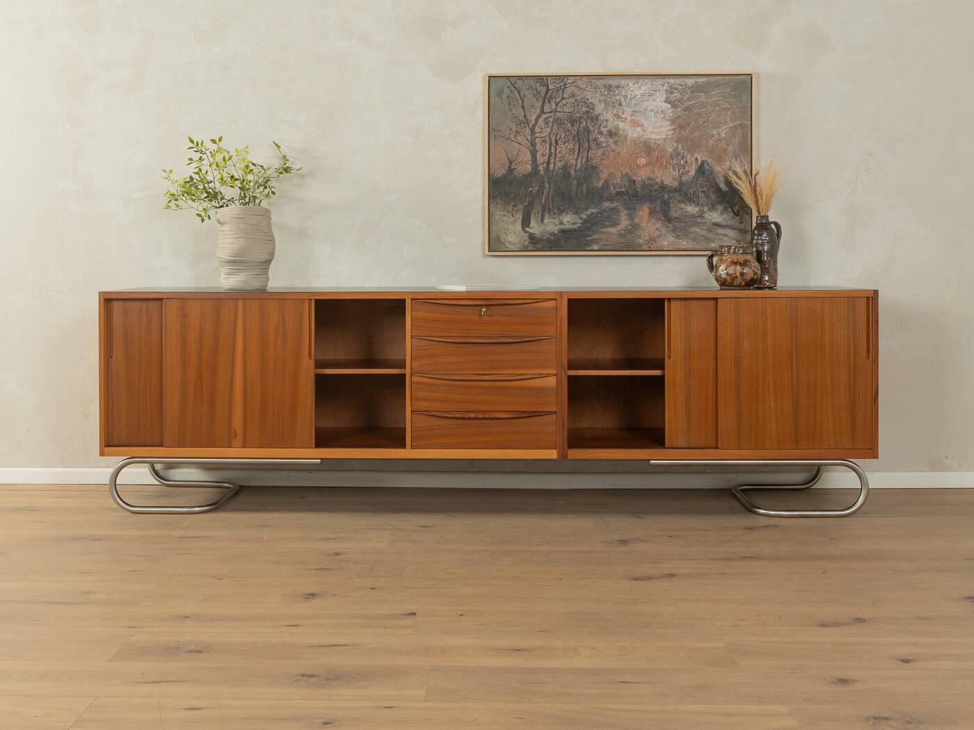 1950s Sideboard with Bauhaus Feet