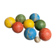 Old wooden ball game