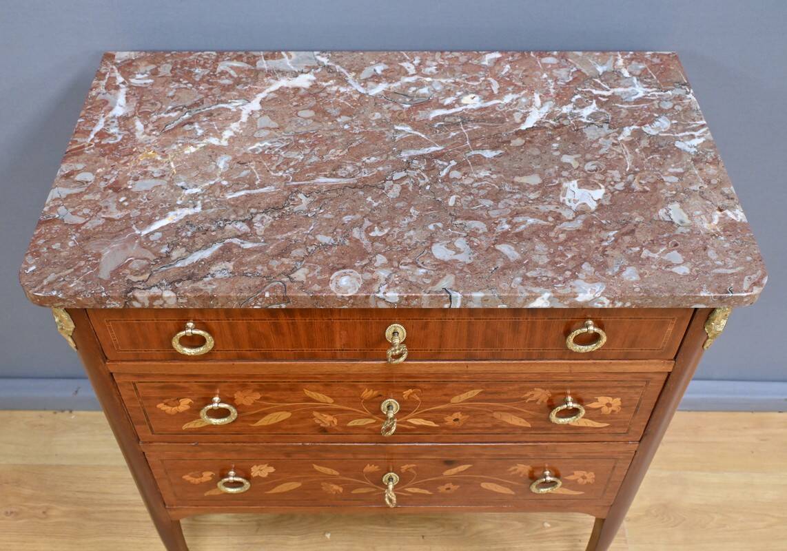 Petite Commode en Acajou Blond – Début XXe