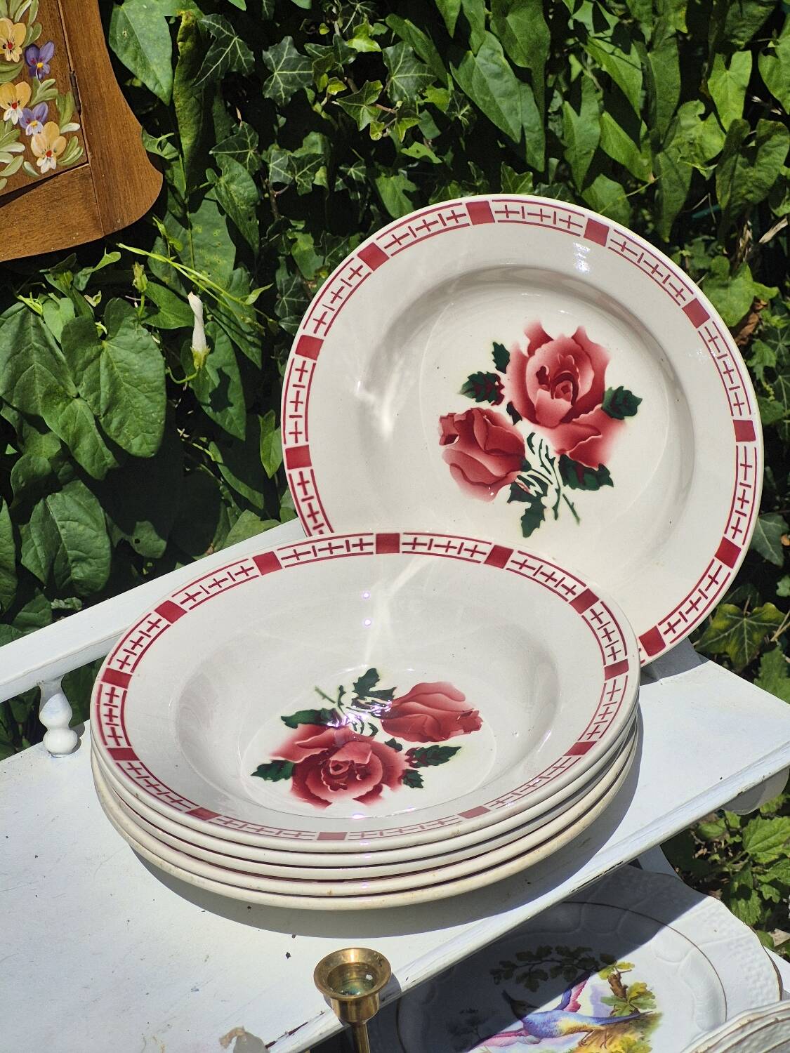 Vintage plates
