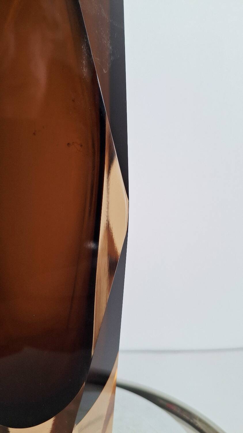 Sommerso Vase 1960s, atttibuted to Flavio Poli