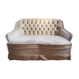 Velvet sofa