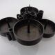 Brutalist Bronze Candleholder by Manfred Bergmeister for Ebersberg, Germany, 1960s