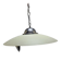 Vintage postmodern glass chandelier, Poland, 1970s
