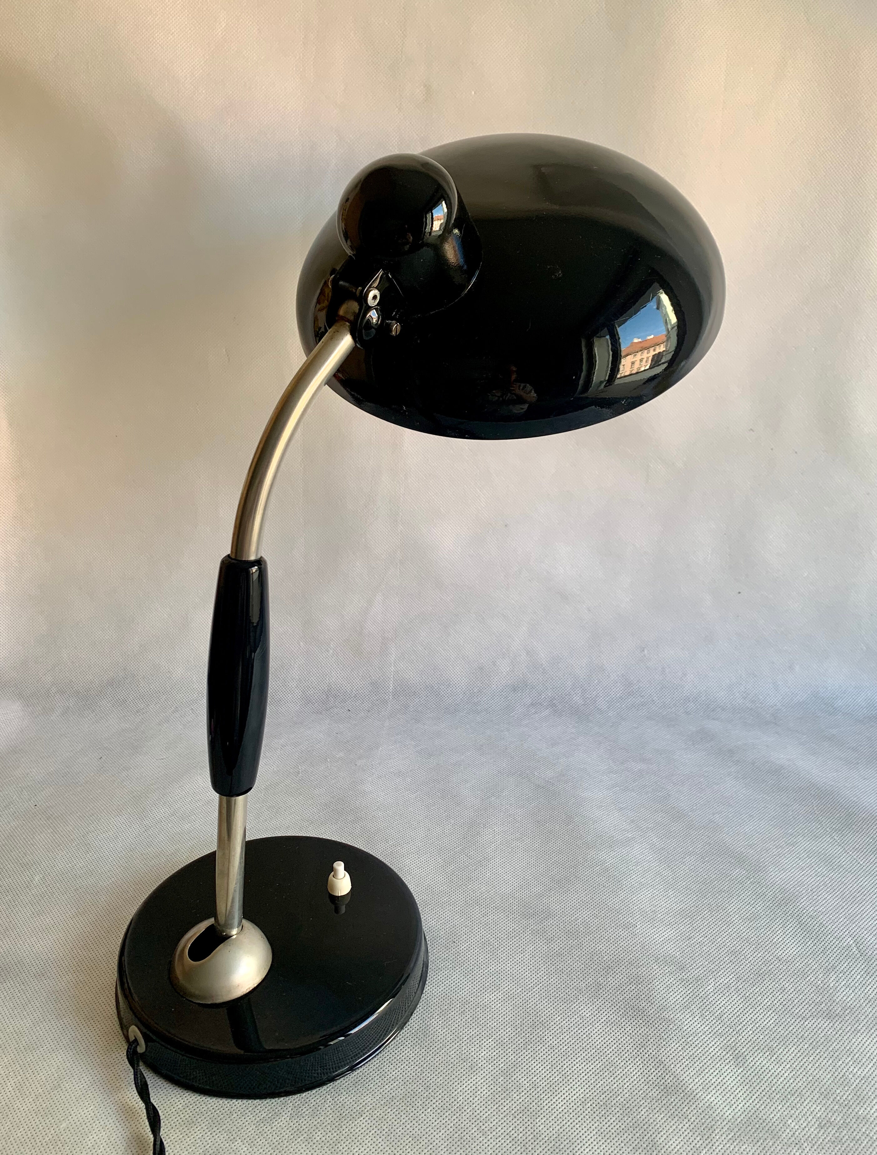 Bauhaus table lamp by Christian Dell for Koranda, 1940s