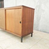 Vintage oak veneer line buffet (2)