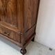 Napoleon III style wardrobe in solid walnut, 19th century