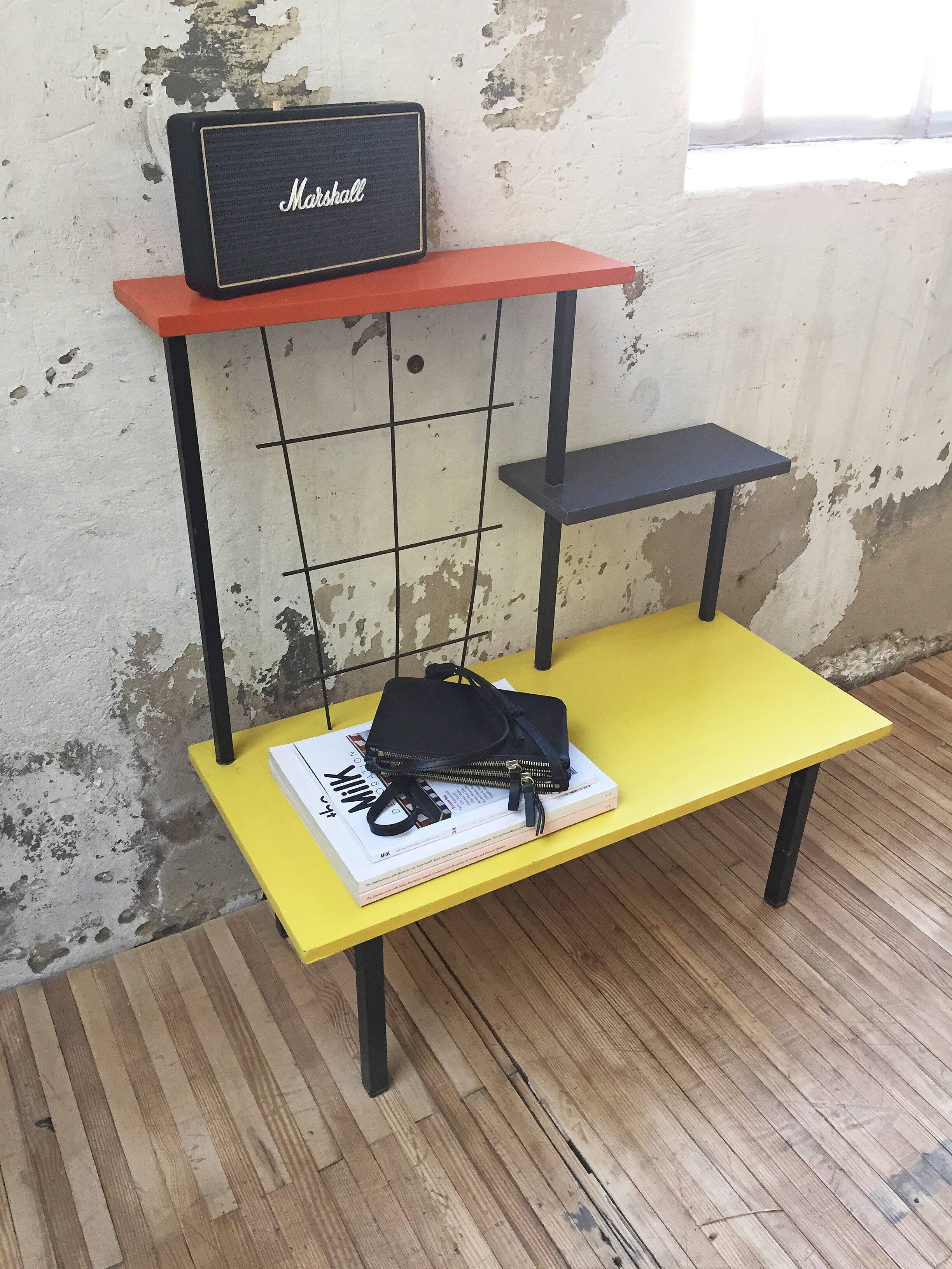 Plant shelf vintage door