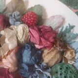 Decorative relief painting signed
