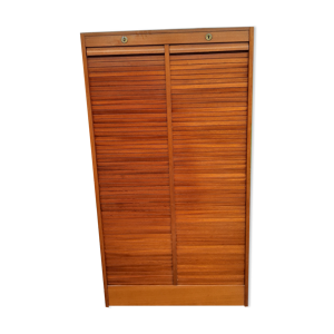 meuble à rideaux bois