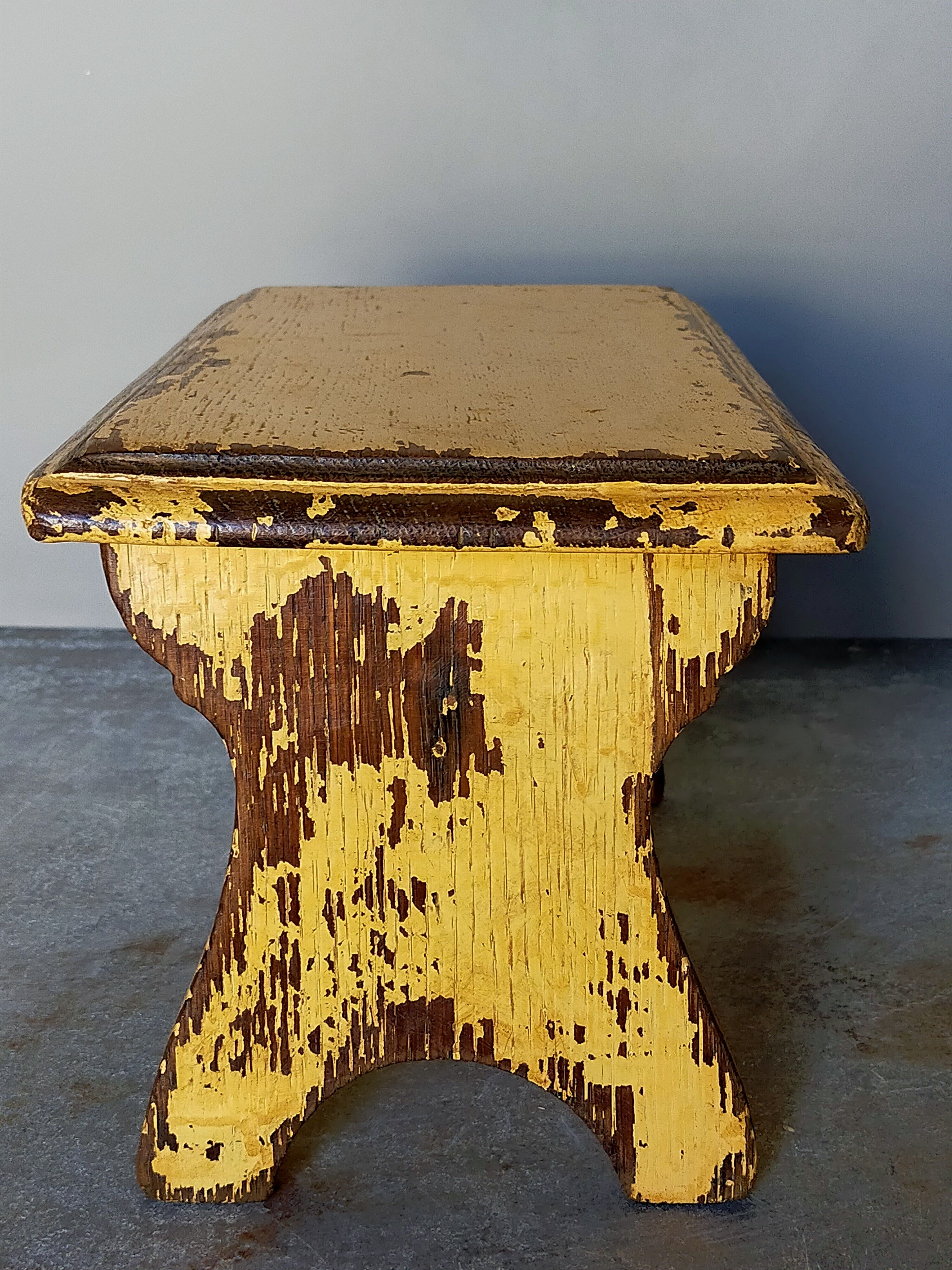 19th-century foot restings with old patina