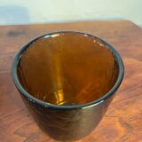 Amber glass iced glass