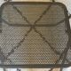 Pair of folding chairs in perforated metal