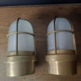 Paire appliques anciennes  bateau